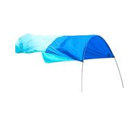 perfk Tenda parasole universale da spiaggia per sabbia con borsa per il trasporto, riparo dal sole con palo per attività all'aperto, pesca e famiglia.