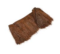 perfk Tetto in paglia artificiale, roll bar, capanno, decorativa realistica per esterni, padiglione, patio, copertura per ombrellone per resort sulla, Miscelazione Marrone Caffè