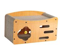 perfk Tiragraffi per Gatti, Giocattolo per Gattini Che Gioca con Una Palla stuzzicante, Regalo Robusto Che Danni ai mobili, tiragraffi per Gatti, 51 Cm X 25 Cm X 10