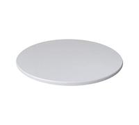 perfk Tovaglia tonda impermeabile in poliestere con elastico 60cm, Bianco