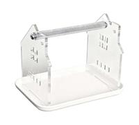 perfk Trespolo da Tavolo per Uccelli, Supporto per pappagalli, Supporto Portatile in Metallo per Uccelli, trespolo per, insepbili, conuri, Uccelli di, Bianco