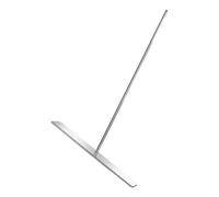 perfk Utensile per crepes in acciaio inox, rastrello per crepes, utensile robusto per una distribuzione uniforme della pastella, 25x18x2,5 cm, versatile e