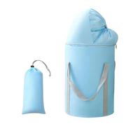 perfk Vasca da bagno in bagno sparsa per bagno per bagno in vasca da bagno oxford tessuto robusto con manici vano per vasca da bagno per il dormitorio per, Blu