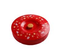 perfk Vassoio da portata diviso Vassoio per multiuso per snack con più scomparti per frutta per feste di primavera per matrimoni