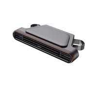 perfk Ventilatore di raffreddamento per auto per sedile posteriore, 3 velocità, regolabile, compatto, salvaspazio, ventilatore personale per la guida di, Colore Della Venatura Del Legno