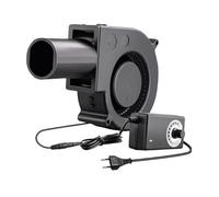 perfk Ventilatore per Barbecue Mini Leggero con regolatore di velocità velocità variabile Facile da trasportare Motore soffiante Soffiatore d'Aria per