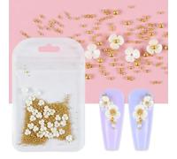 perforare le pietre preziose, 4,5 g di strass for nail art a forma di fiore in acrilico, multicolore, misure miste, 50 pezzi(D-ZGHD5)