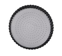 Perforated Pizza Pan - Non-Stick Carbon Steel, Good Thermal Conduction, Removable Bottom Multifunctional Baking | Family Meals, Home Kitchen, Afternoon Tea, Night, Oven, Cooking, Party Supplies