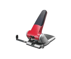 Perforatore 5180 - passo 8 cm - max 65 fogli - 2 fori - rosso - Leitz
