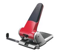 Perforatore 5180 - passo 8 cm - max 65 fogli - 2 fori - rosso - Leitz