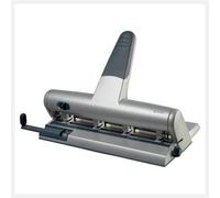 Perforatore Akto a punzoni indipendenti - massimo 30 fogli - 4/6 fori - passo 6/8 cm - argento - Leitz