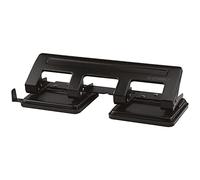 Q Connect - Perforatore a 4 fori, colore: Nero