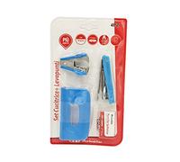 Perforatore a Pinza, Mini Levapunti, Spillatrice Ufficio 1000 Punti Metallici da 10# Perfetta da Utilizzare a Casa, in Ufficio e a Scuola (4, COLORATO, 6MM)