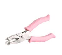 Perforatore a Pinza Singolo Foro, Bucatrice per Fare Cerchi, Perfetta da Utilizzare a Casa, in Ufficio e a Scuola (1, Rosa, 6mm)