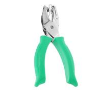 Perforatore a Stella Verde Manuale per Carta e Biglietti | Acciaio Inossidabile e Plastica, Uso una Mano, per Scrapbooking e Bullet Journaling, per Studenti e Taccuini