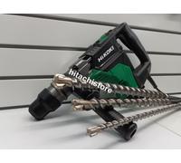 PERFORATORE - DEMOLITORE DH40MC HIKOKI + 3 PUNTE ELICOIDALI IN VALIGETTA