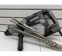 PERFORATORE DEMOLITORE DH52MEY HIKOKI BRUSHLESS SDS-MAX + 3 PUNTE ELICOIDALI