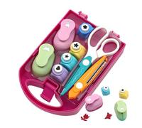 Perforatore Di Carta Giocattolo - Strumento Educativo Per Bambini Design In Sicuro Dimensioni Compatte, Set Di Attività Di Creazione Di Cancelleria Per Studenti, Dispositivo Per Lo Sviluppo D