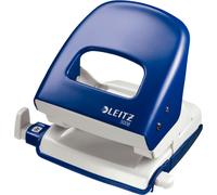 Perforatore 5008 - passo 8 cm - massimo 30 fogli - 2 fori - blu - Leitz