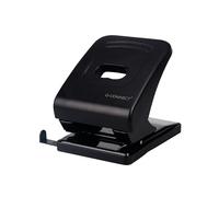 Q-Connect Perforatrice extra resistente, 63 fogli, colore: nero