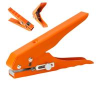 Perforatore per carta, foro di copertura per viti - a foro singolo Heavy Duty, attrezzo regolabile per utensili manuali da 8 mm, pinza per carte di carta e film rigido