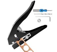 Perforatore, Perforatore a Slot Rotondo per un Foro, Strumento Portatile Manuale per Cartone Libero Creativo Etichette Carte Legno