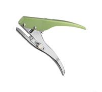 Perforatore portatile efficiente per carta e carte d'identità, design robusto in metallo con funzione di regolazione della profondità (8 mm)