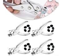 Perforatore regolabile con dischi di diverse dimensioni per tessuto in pelle per sacchetti di plastica costruzione in metallo per uso a lungo termine (diametro 9 mm)