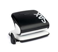 Perforatore SAX 318, fino a 20 fogli, con guida di arresto indeformabile, basso sforzo, durevole, design moderno ed elegante