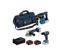 PERFORATORE, TRAPANO AVVITATORE, SMERIGLIATRICE ANGOLARE BOSCH PROFESSIONAL 0615A500AJ - Blu, Tensione 18V, Tipo batteria Li-ion, Coppia 63Nm, 2 batterie