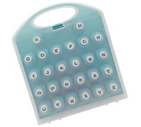 Perforatori per album di ritagli - set di lettere perforanti, punzonatura alfabeto per album di ritagli | Paldreing Board, Alphabet Pilater con scatola, passatempo manuale per il tempo libero