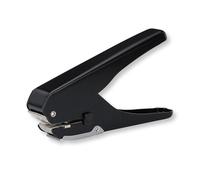 Perforatrice a foro singolo, pinza per perforatrice manuale con capacità di 10 fogli Punzonatrice per slot per carte d'identità con foro circolare per etichette regalo, biglietti,