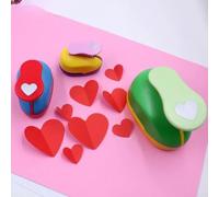 Perforatrice fai da te a forma di cuore, 1 pezzo per scrapbooking, creazione di biglietti e altri sforzi creativi, design facile da usare per lavori artigianali senza sforzo (50 mm di amore)