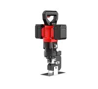 Perforatrice idraulica ricaricabile Perforatrice anre in acciaio 1500W Portatile Doppia batteria Angolo in acciaio Canale di ferro Acciaio inossidabile per spazi ristretti e raccordi in rame(Size:Angl