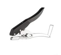 Perforatrice in metallo compatta ed ergonomica con una scala di misurazione precisa, progettata per perforare fino a 20 fogli per un uso efficiente in ufficio e artigianato