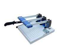 Perforatrice manuale a 3 fori, perforatrice a 3 fori resistente con taglierina for carta A4 e impugnatura ergonomica, capacità di 150 fogli e margine regolabile (8-15 mm)(6mm)