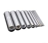 Perforatrice per pelle, perforatrice manuale per occhielli e crisantemo, 3-15 mm, per cinture artigianali (10 mm)