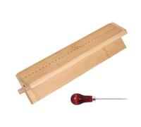 Perforatrice per rilegatura album in legno con punteruolo