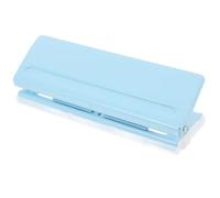 Perforatrice Portatile a Sei Fori per Fogli, Metallo Blu | Blocchi Note e Ricariche ad Anelli, Uso Ufficio e Studenti, per Carta e Fogli Mobili