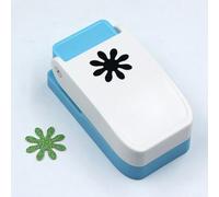 Perforatrice quadrata da 2,5 cm, per lavori artigianali con la carta, utensile manuale resistente per scrapbooking, creazione di biglietti, progetti di diario fai da te (crisantemo)