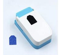 Perforatrice quadrata da 2,5 cm, per lavori artigianali con la carta, utensile manuale resistente per scrapbooking, creazione di biglietti, progetti di diario fai da te (etichetta da appendere)