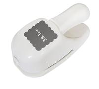 ARTOZ Perforatore quadrato ondulato 3,81 cm - Perforatore per carta fai da te, per etichette, cornici, decorazioni da tavolo, adatto da 140 g/m² a 250 g/m²