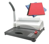 Perforatrice Rilegatrice, 21 Fori, 450 Fogli, Rilegatrice A Spirale Per Formati A4, A5 O Formati Più Piccoli, Rilegatrice A Pettine Per Libri Per Uffici, Riunioni, Aule, Famiglia, Scuola