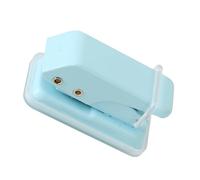 Perforatrici manuali in miniatura 5 opzioni di colore Design portatile per artigianato di carta Forniture per ufficio Cancelleria scolastica con punzoni in metallo Testa Carta portatile