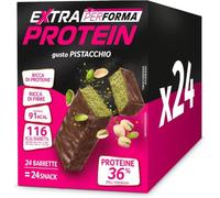 Performa EXTRA PROTEIN Barretta Pistacchio, 27g | Barrette proteiche al gusto di Pistacchio, fonte di vitamine, proteine e fibre, multipack da 24 barrette