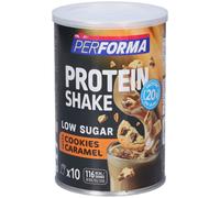 Performa Protein Shake Low Sugar Cookies Caramel 340 g Polvere per sos