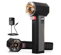 PERFORMANCE GURU soffiatore d'aria per auto,1600 G di spinta e vento a 220 MPH, 4 Velocità Regolabili con luce LED - soffiatore elettrico per auto, soffiatore per foglie e Pulizia Foglie