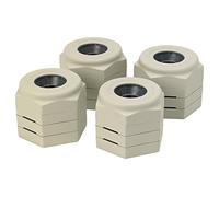 Performance Health Langham 4.3 to 6.5 cm Grip On Height Adjustable Furniture Raisers - Set of 4 (Eligible for VAT relief in the UK)