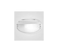 Performance in lighting 329996 plafoniera Chip ovale 25 grill bianca IP65