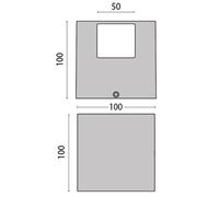 Performance in Lighting Applique LED 303348 in grigio, 4WB 3.000K 303348